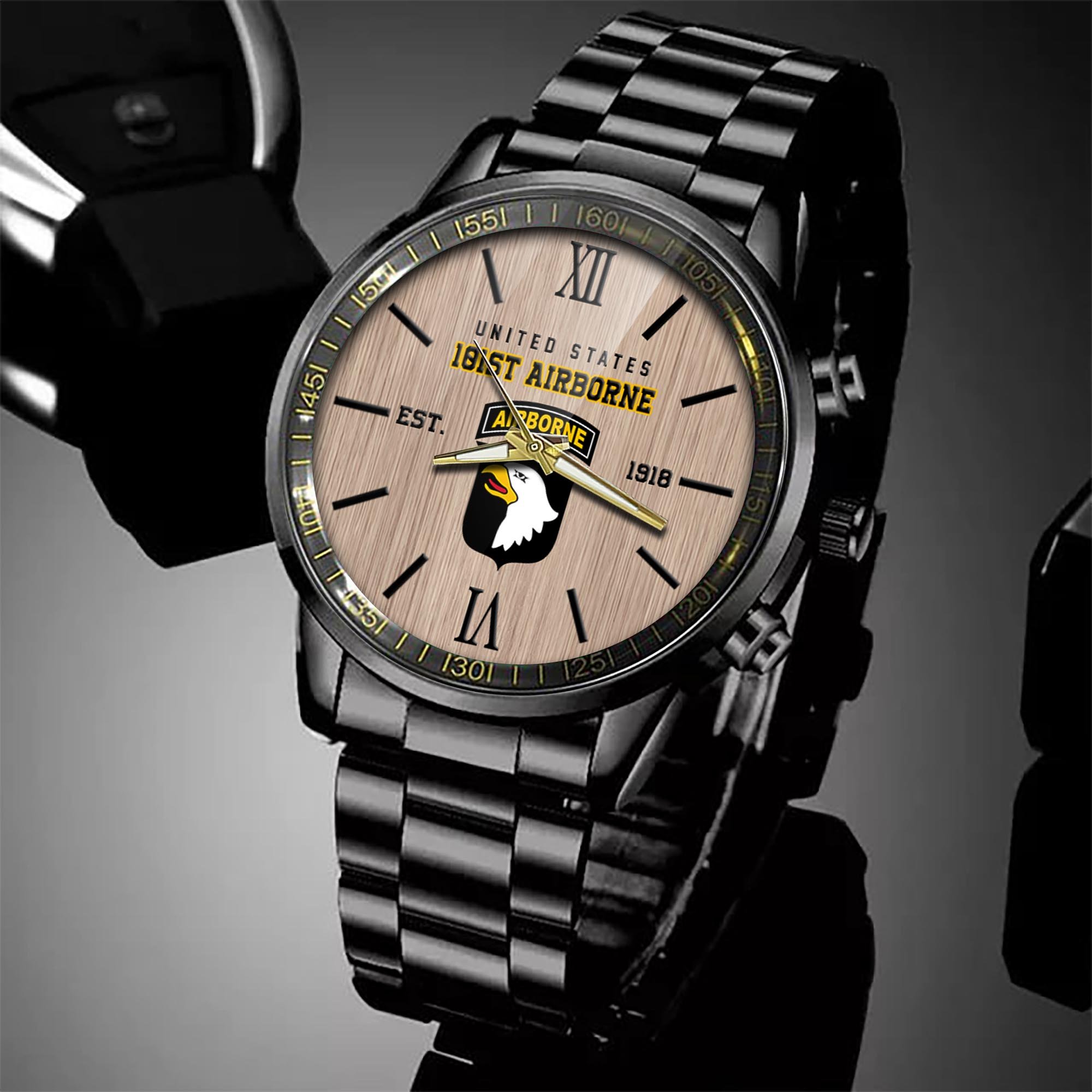 101St Airborne Division Watch, Military Veteran Watch, Dad Gifts, Military Gifts For Him