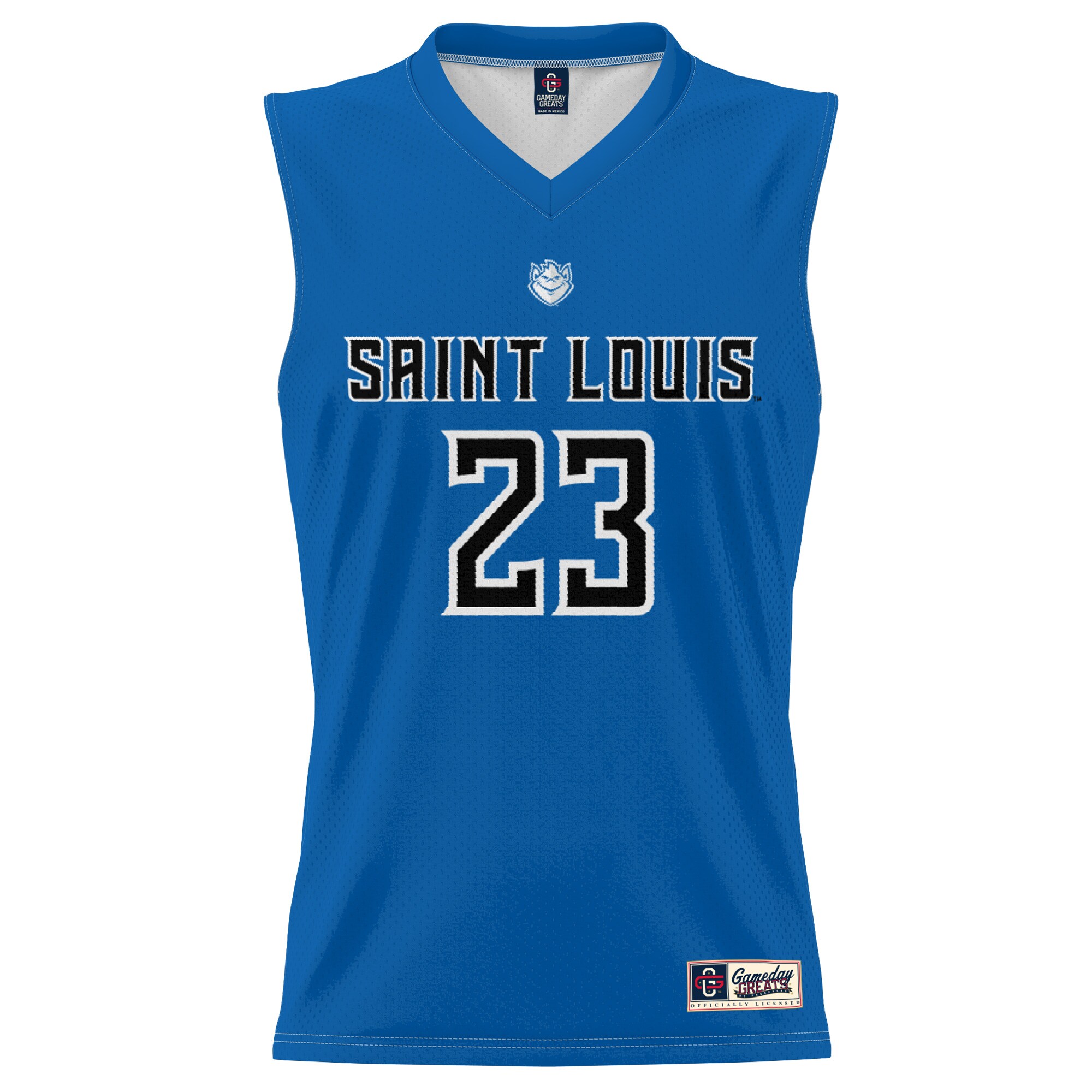 #23 Saint Louis Billikens Gameday Greats Youth Lightweight Basketball Jersey - Blue