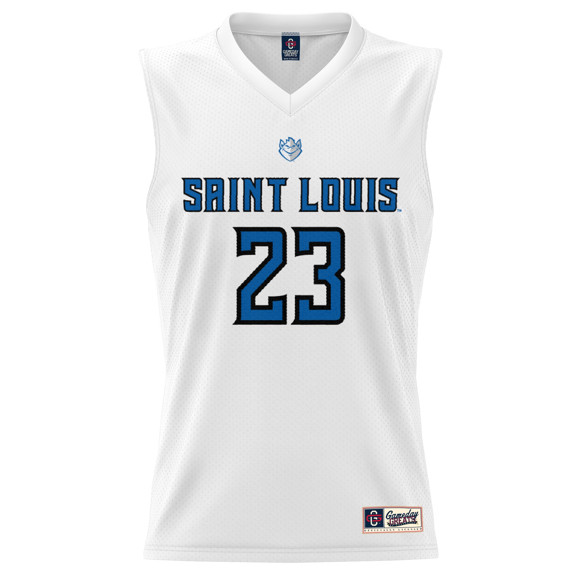 #23 Saint Louis Billikens Gameday Greats Youth Lightweight Basketball Jersey - White