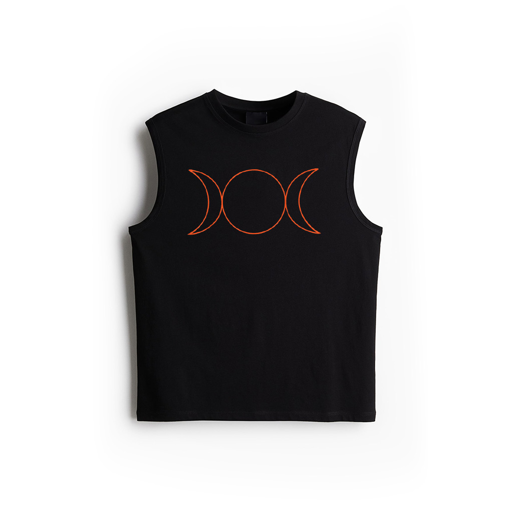 3 Moons Triple Goddess Shirt Three Symbol Vintage Wiccan Neo Tank Top