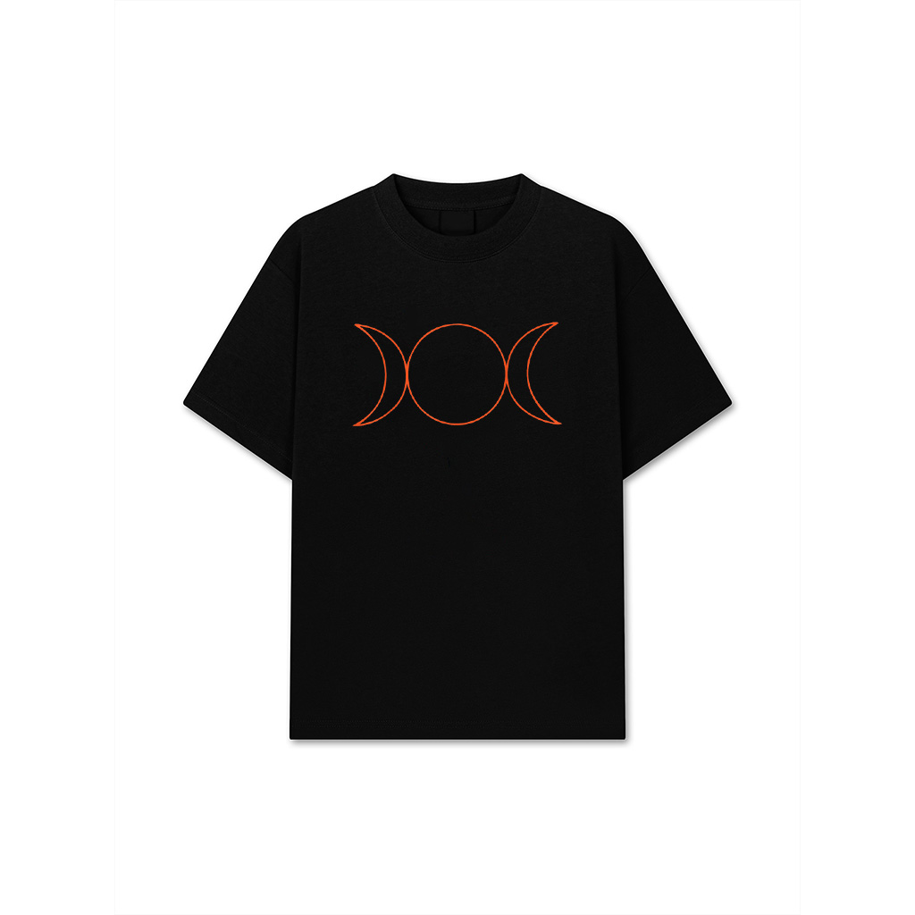 3 Moons Triple Goddess Shirt Three Symbol Vintage Wiccan Neo T-Shirt