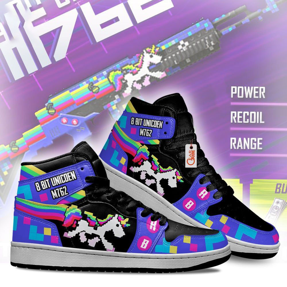 8 Bit Unicorn M762 J1s Sneakers Custom Skin