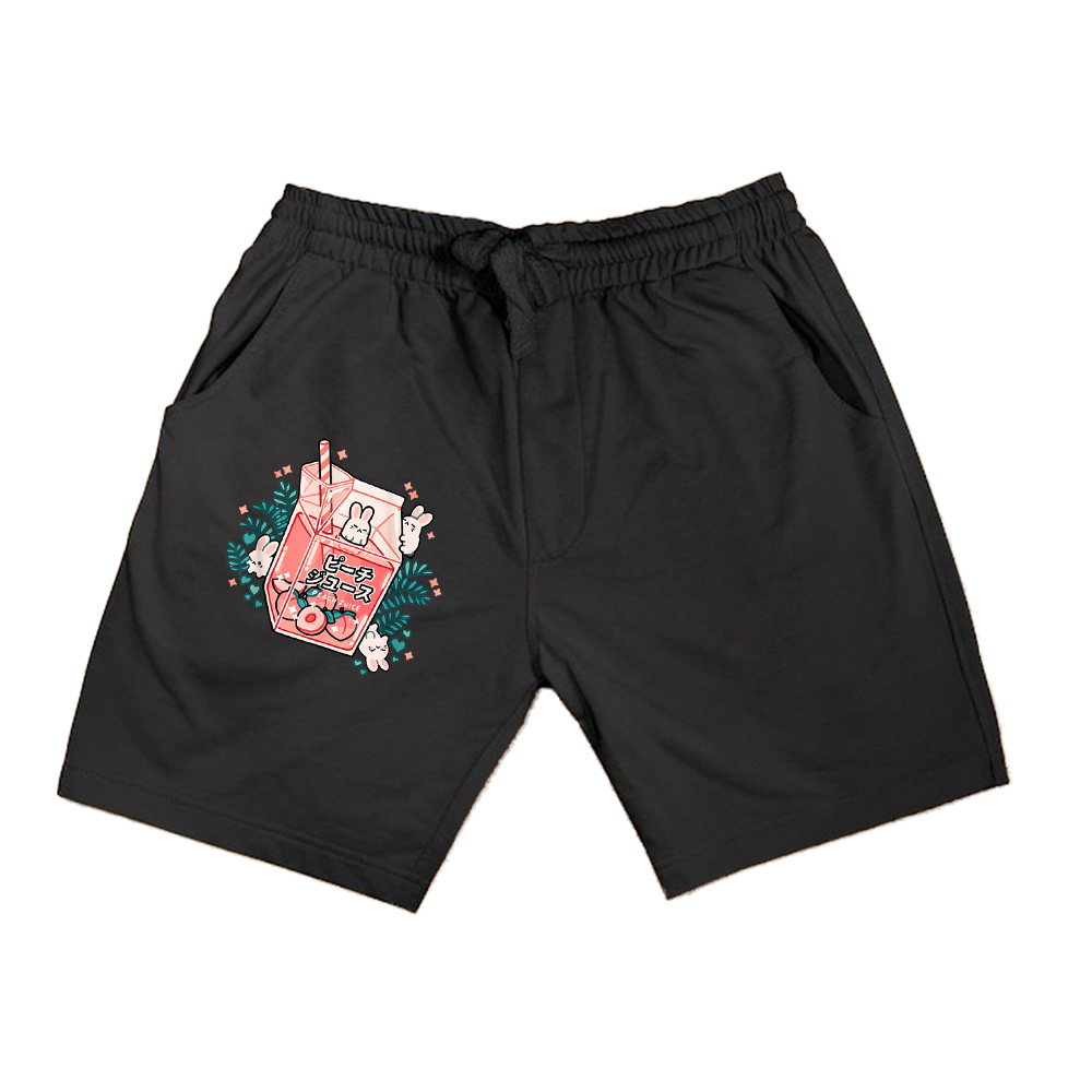 90S Japanese Kawaii Peach Milk Juice Aesthetic Shorts