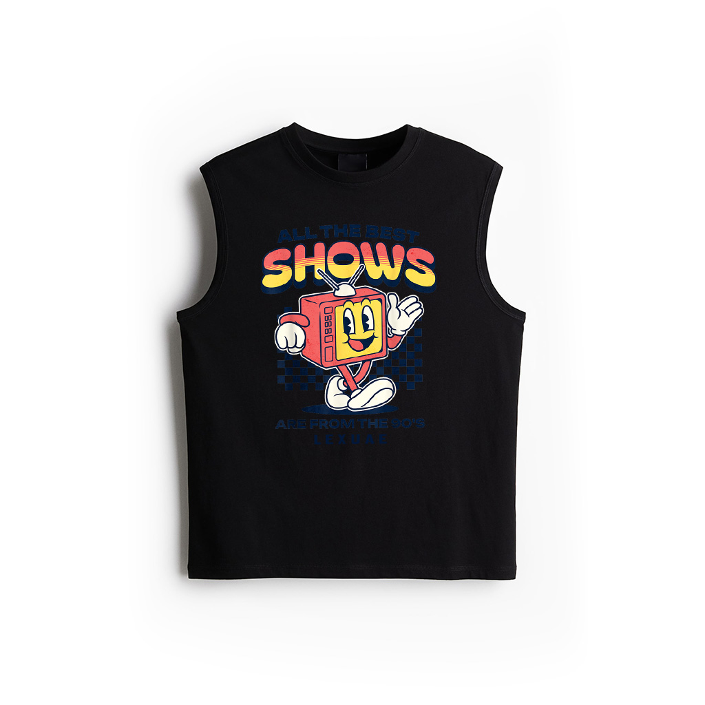 90S TV Shows Vintage Funny Quote Millenial Gen X Xennial Tank Top