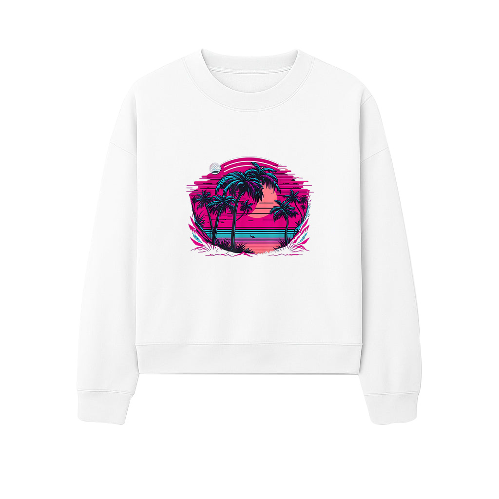 90S Vaporwave Aesthetic Palm Trees Retro Sweatshirts