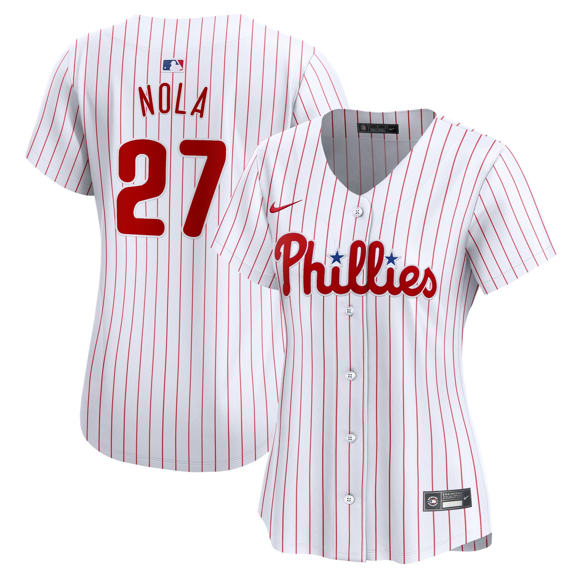 Aaron Nola Philadelphia Phillies Nike Womens Home Limited Player Jersey - White