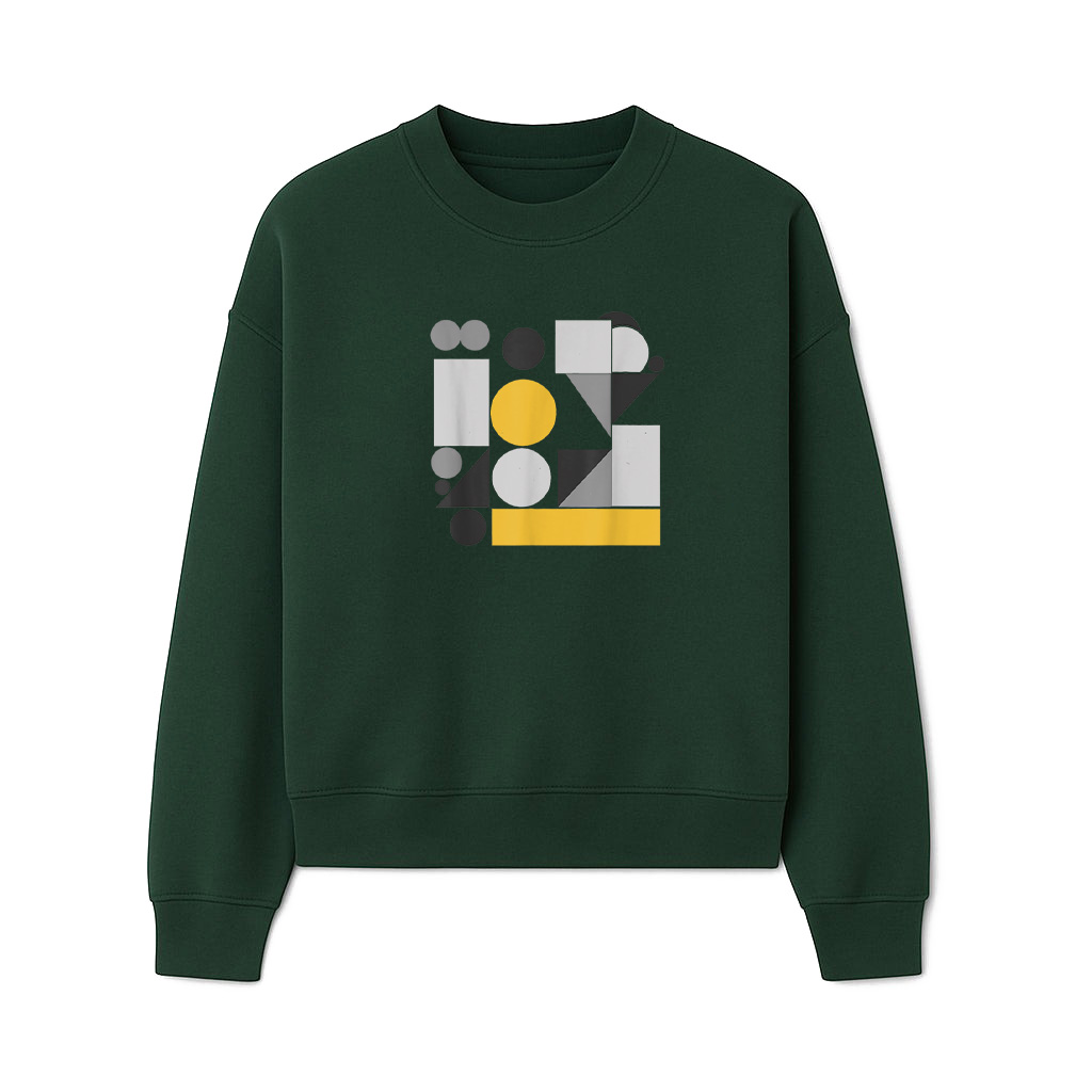 Abstract Art Geometric Pattern Sweatshirts - Image 3