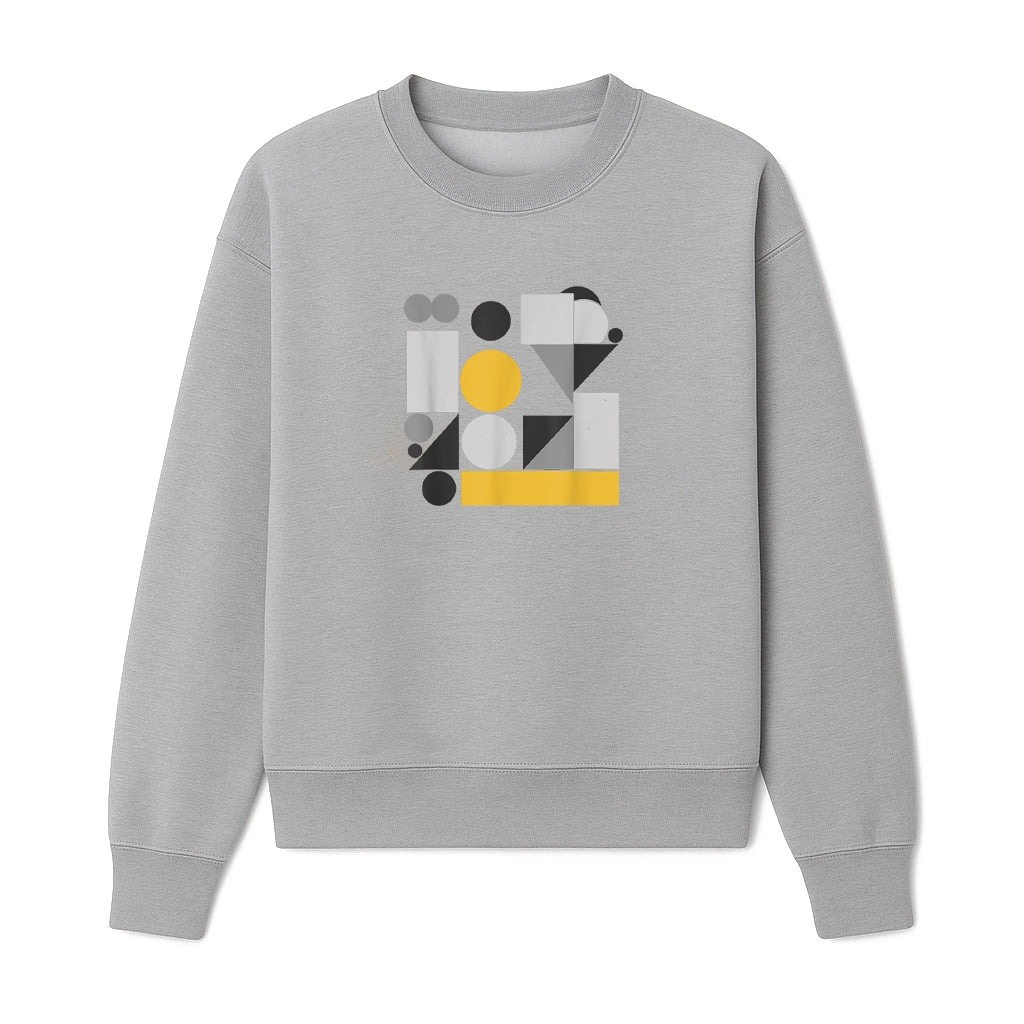 Abstract Art Geometric Pattern Sweatshirts - Image 4