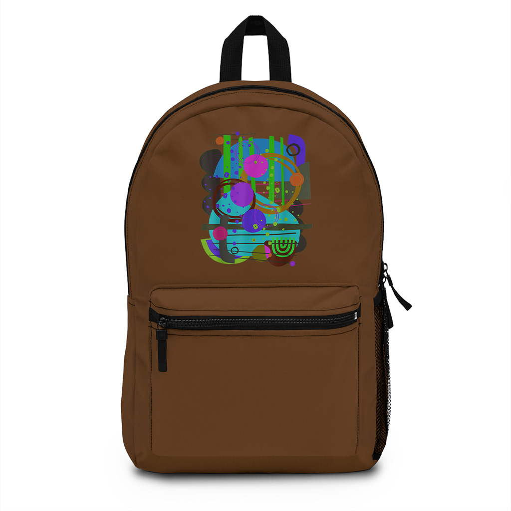 Abstract Art Mid Century Modern Backpack - Image 4
