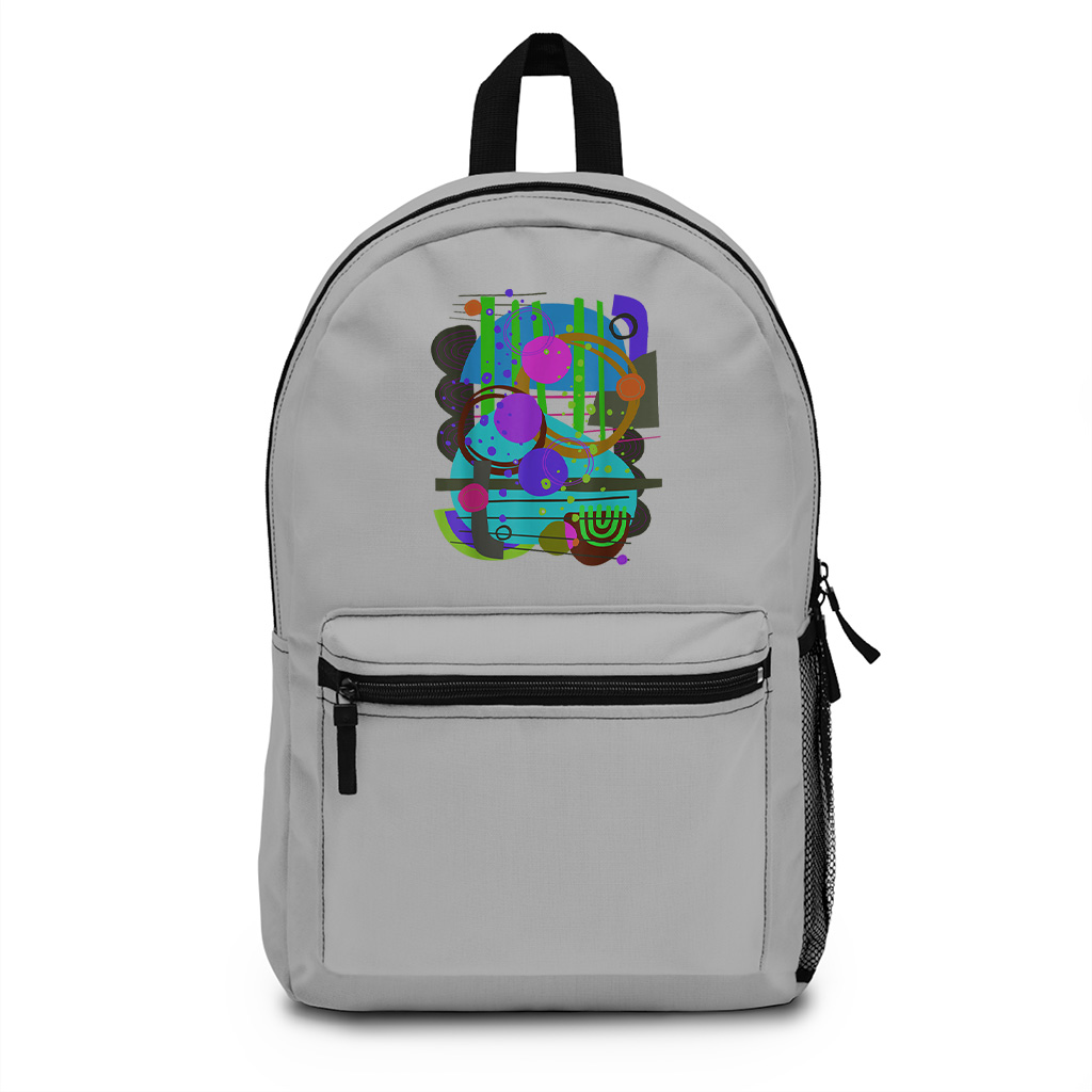 Abstract Art Mid Century Modern Backpack - Image 5