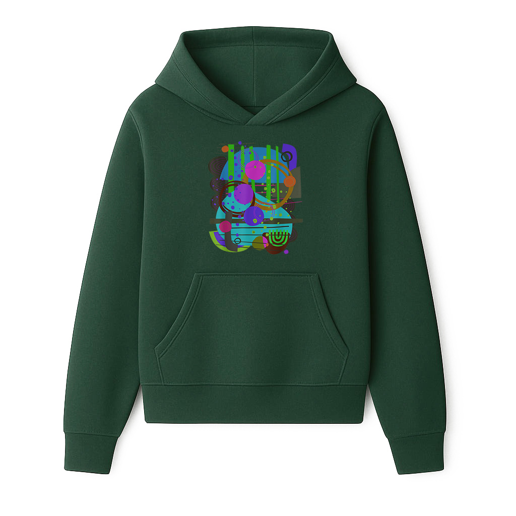 Abstract Art Mid Century Modern Hoodie - Image 3