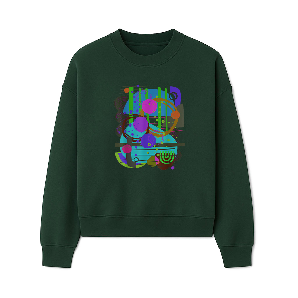Abstract Art Mid Century Modern Sweatshirts - Image 3