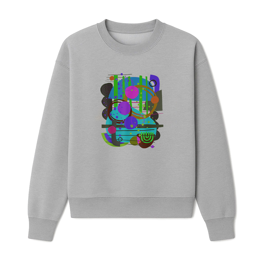 Abstract Art Mid Century Modern Sweatshirts - Image 4