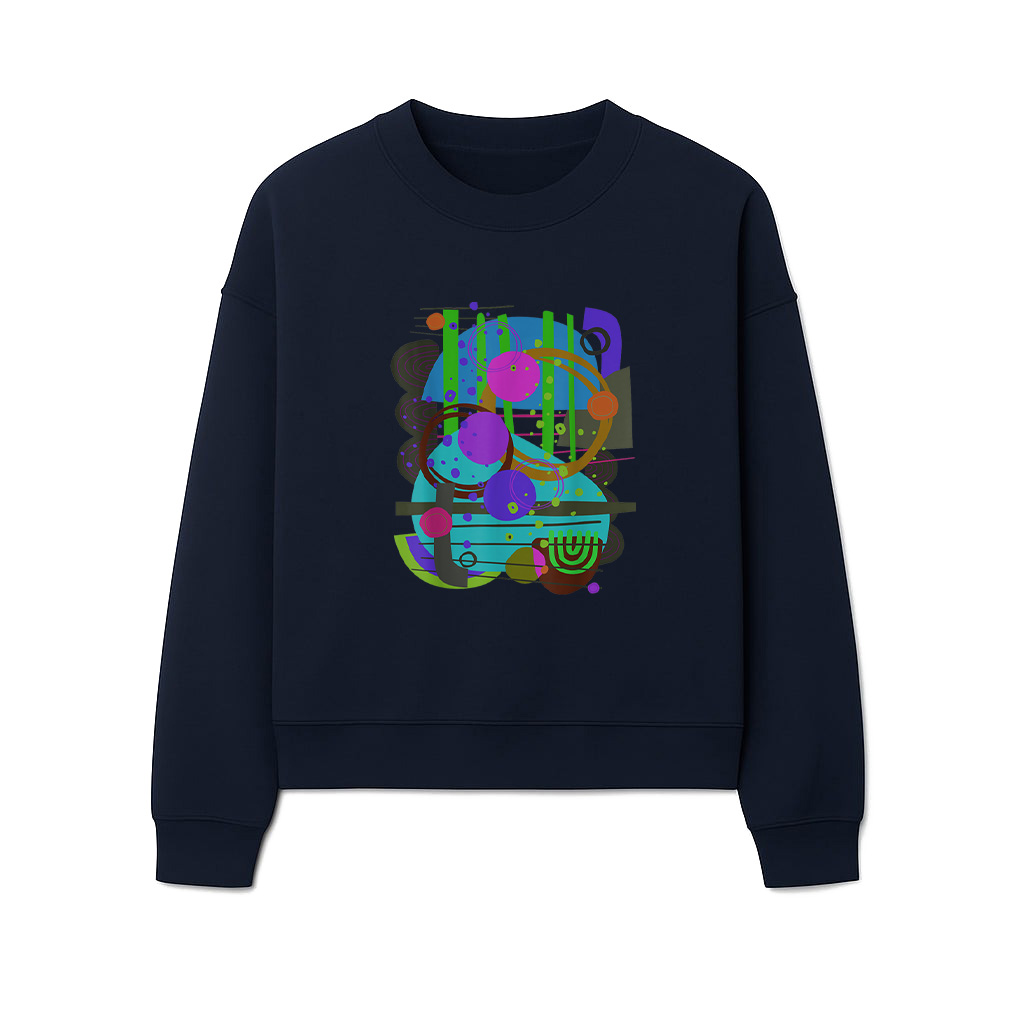 Abstract Art Mid Century Modern Sweatshirts - Image 5