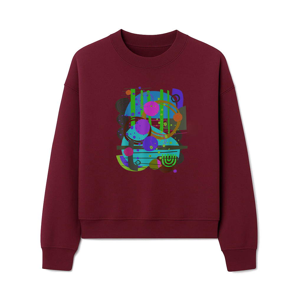Abstract Art Mid Century Modern Sweatshirts - Image 6
