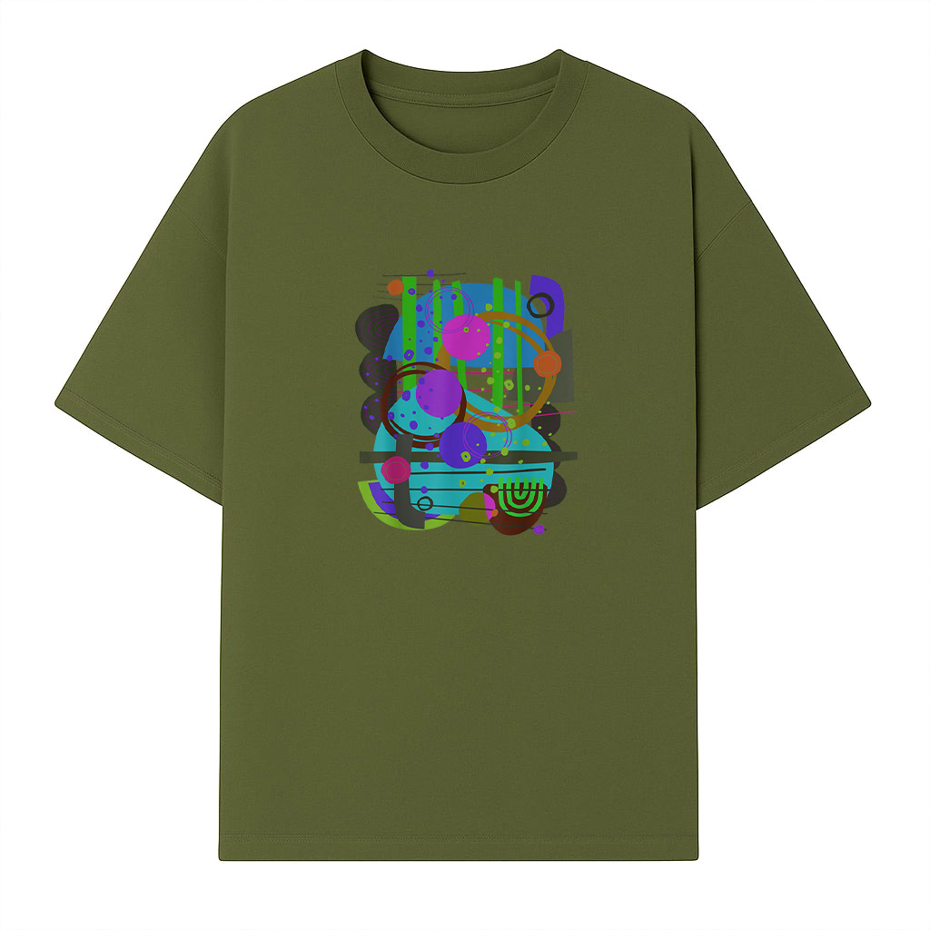 Abstract Art Mid Century Modern T-Shirt - Image 3