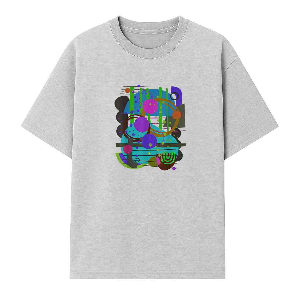 Abstract Art Mid Century Modern T-Shirt - Image 4