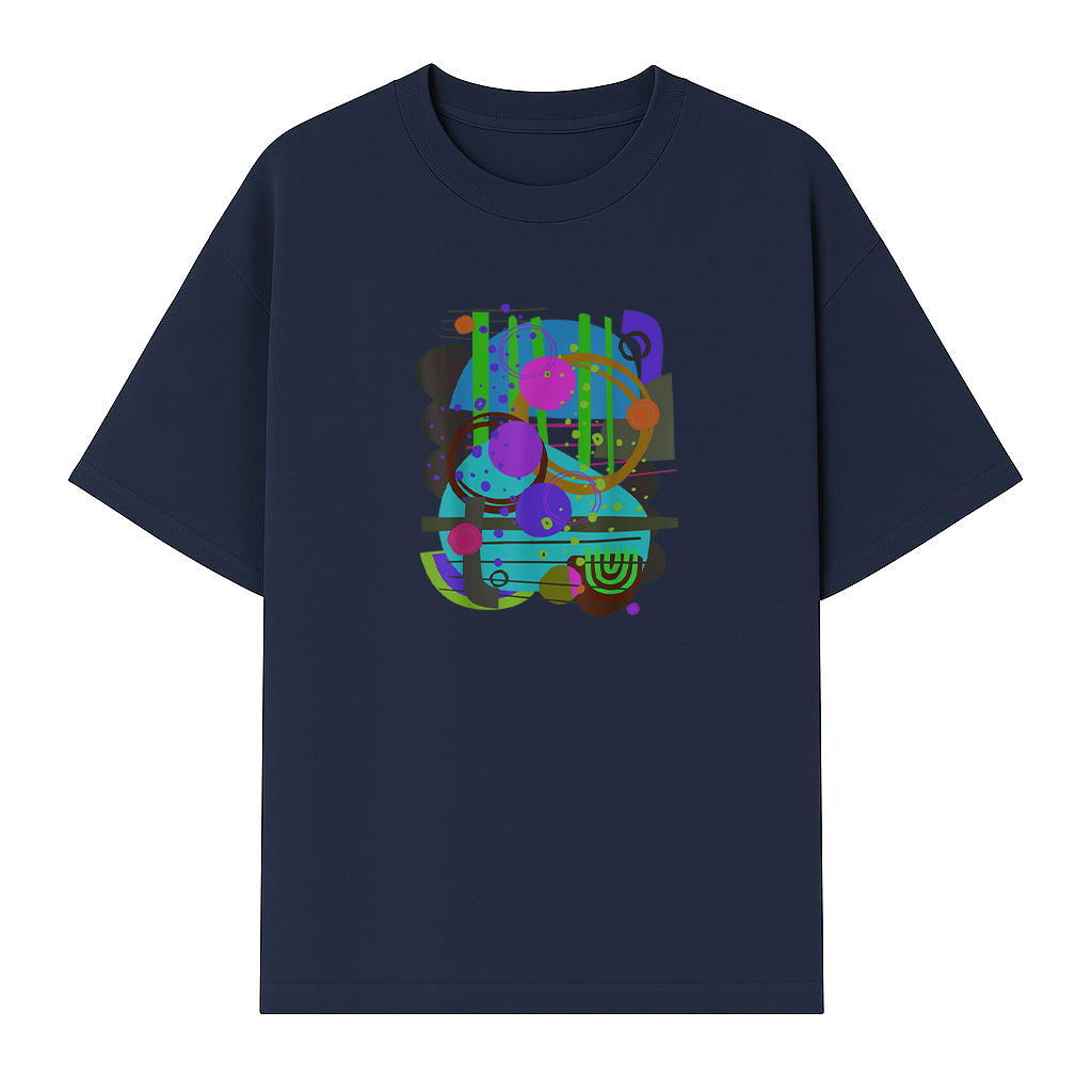 Abstract Art Mid Century Modern T-Shirt - Image 5