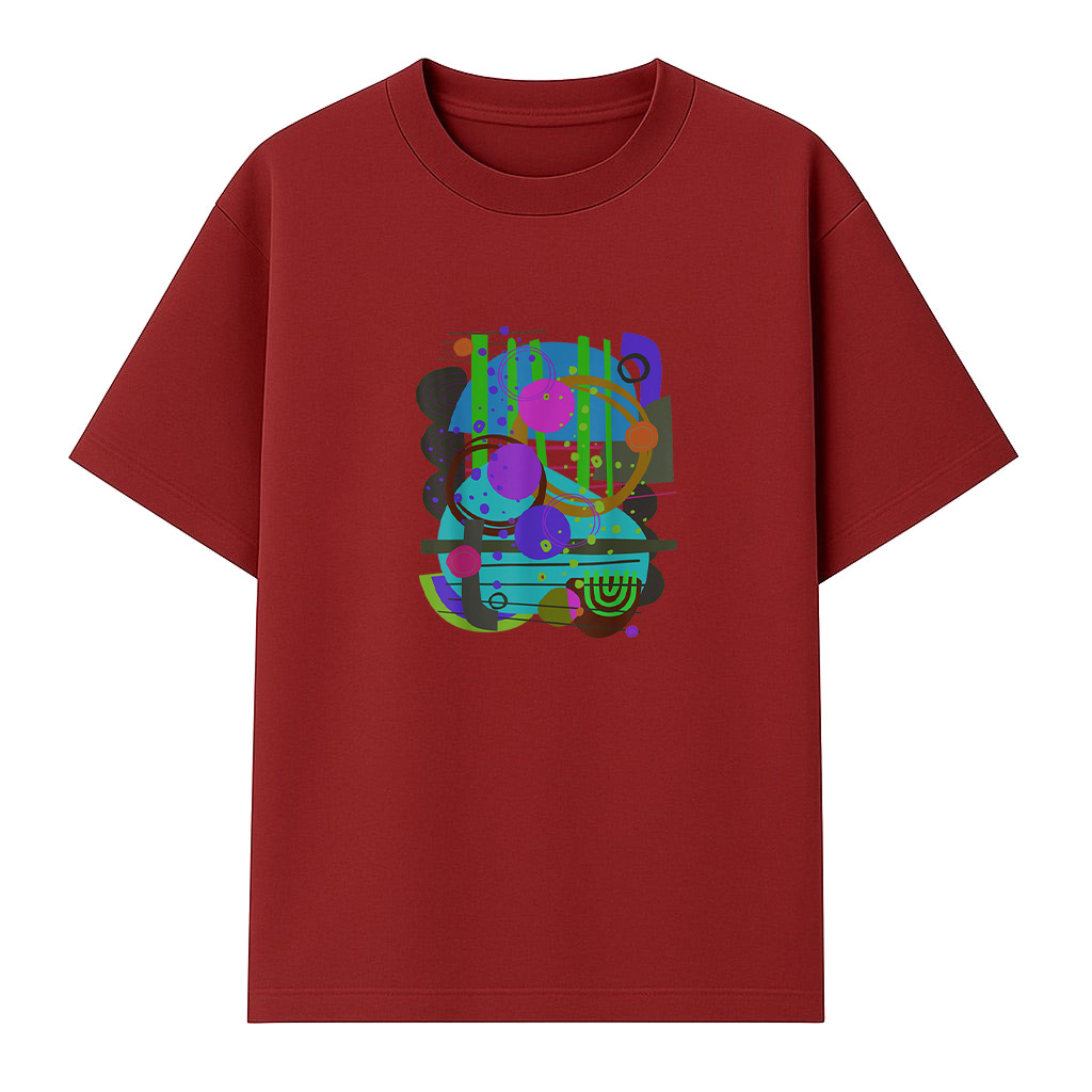 Abstract Art Mid Century Modern T-Shirt - Image 6