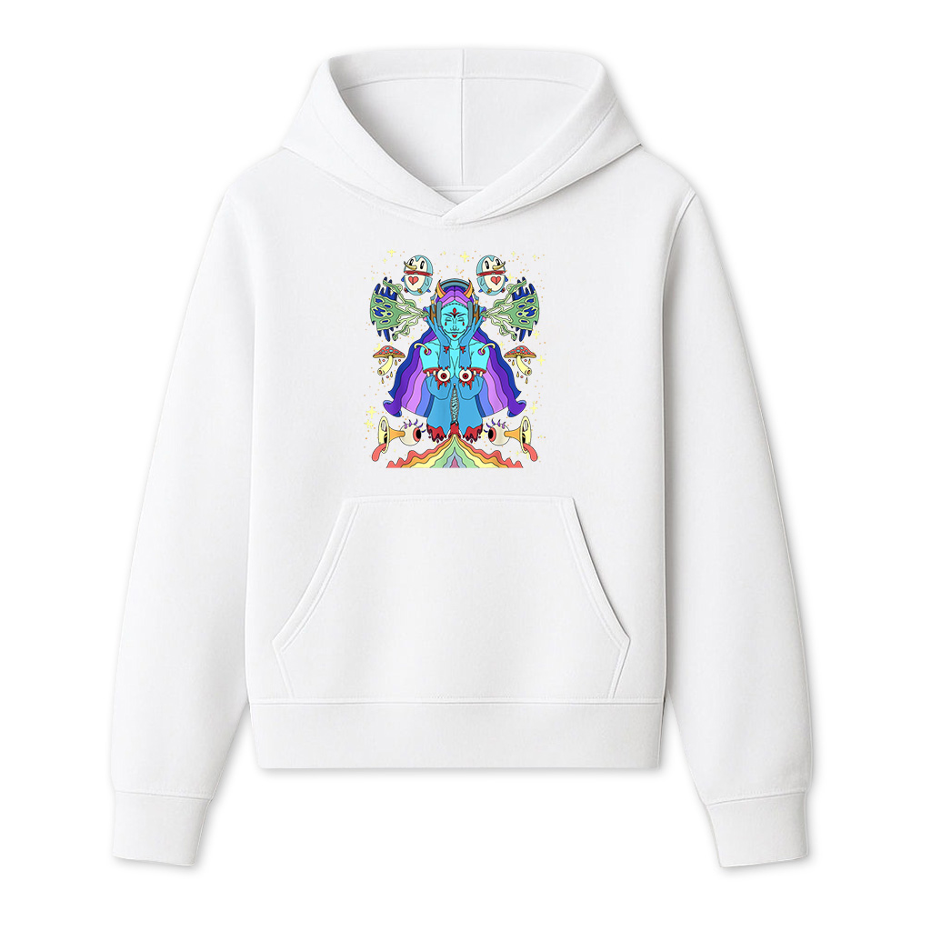 Abstract Art Sick Colorful Hippie Trippy Hoodie