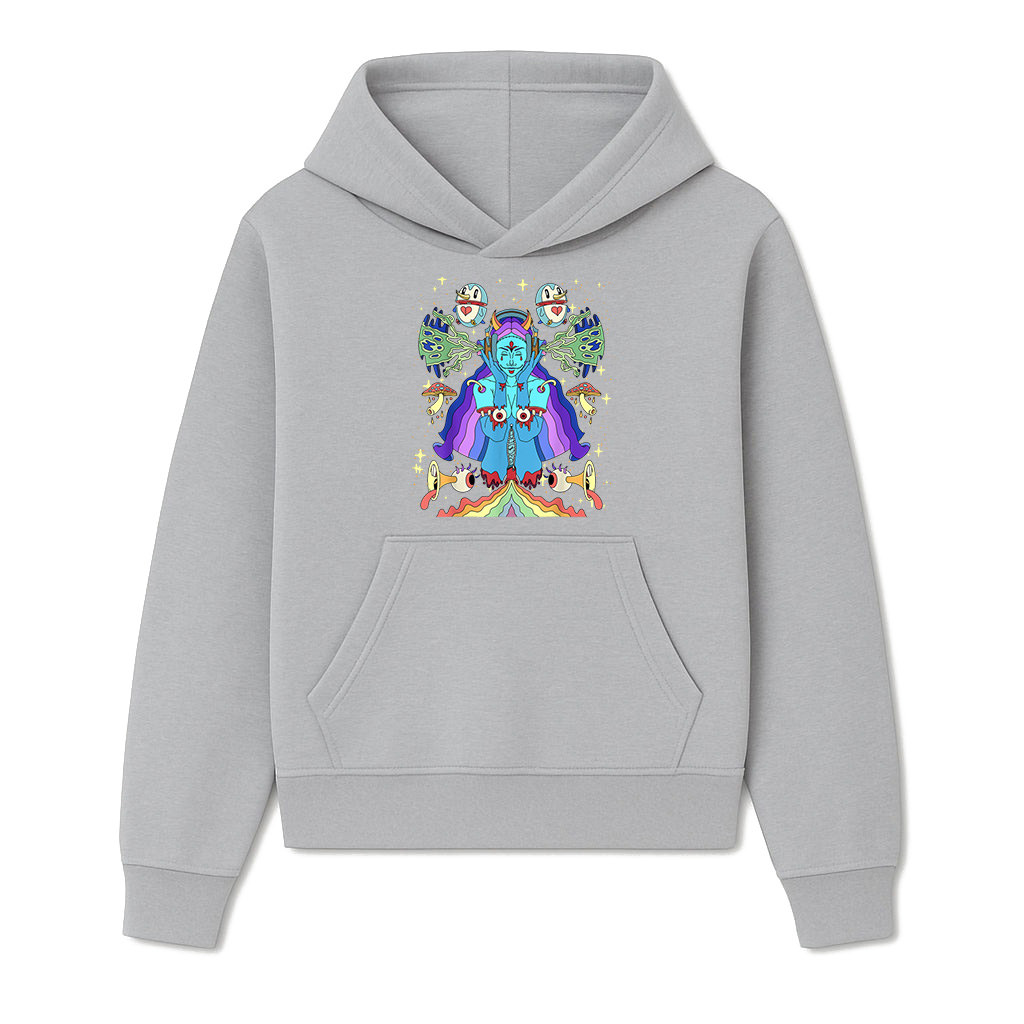 Abstract Art Sick Colorful Hippie Trippy Hoodie - Image 4