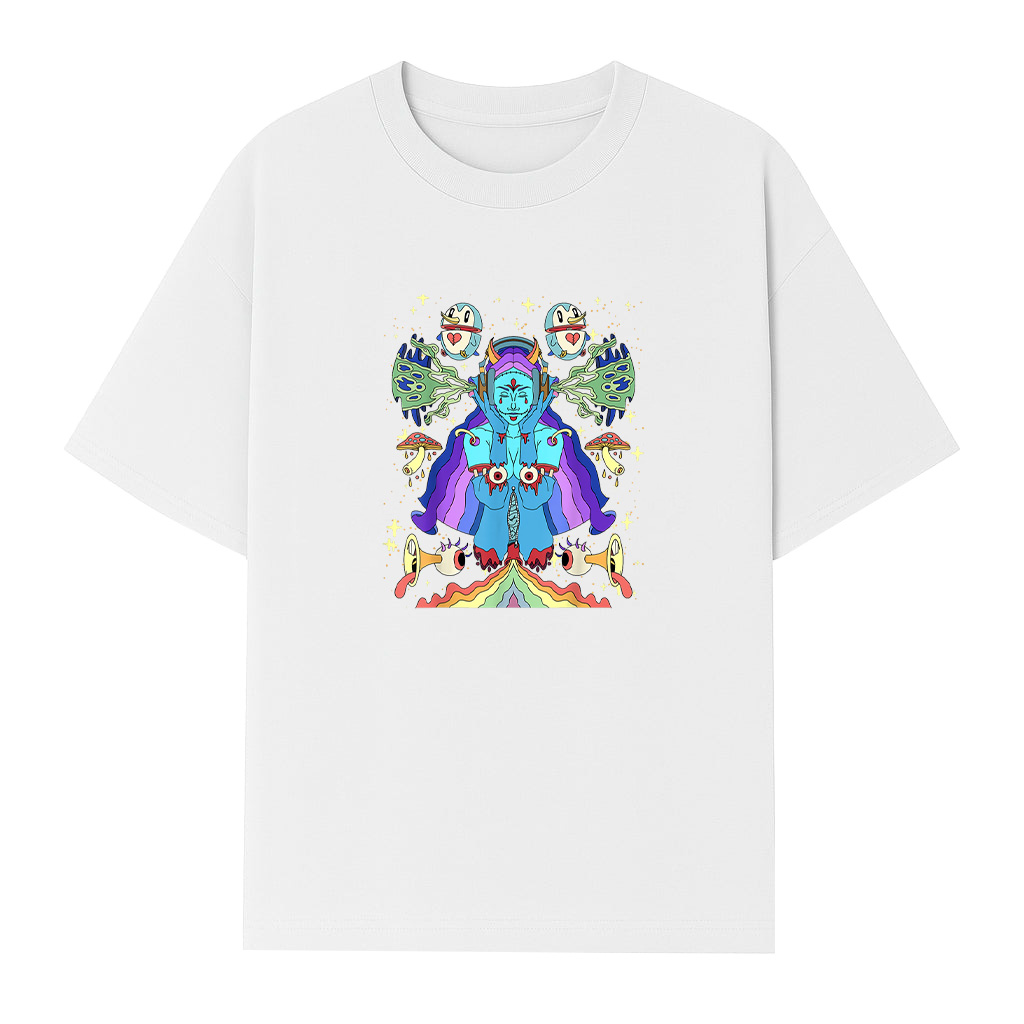 Abstract Art Sick Colorful Hippie Trippy T-Shirt