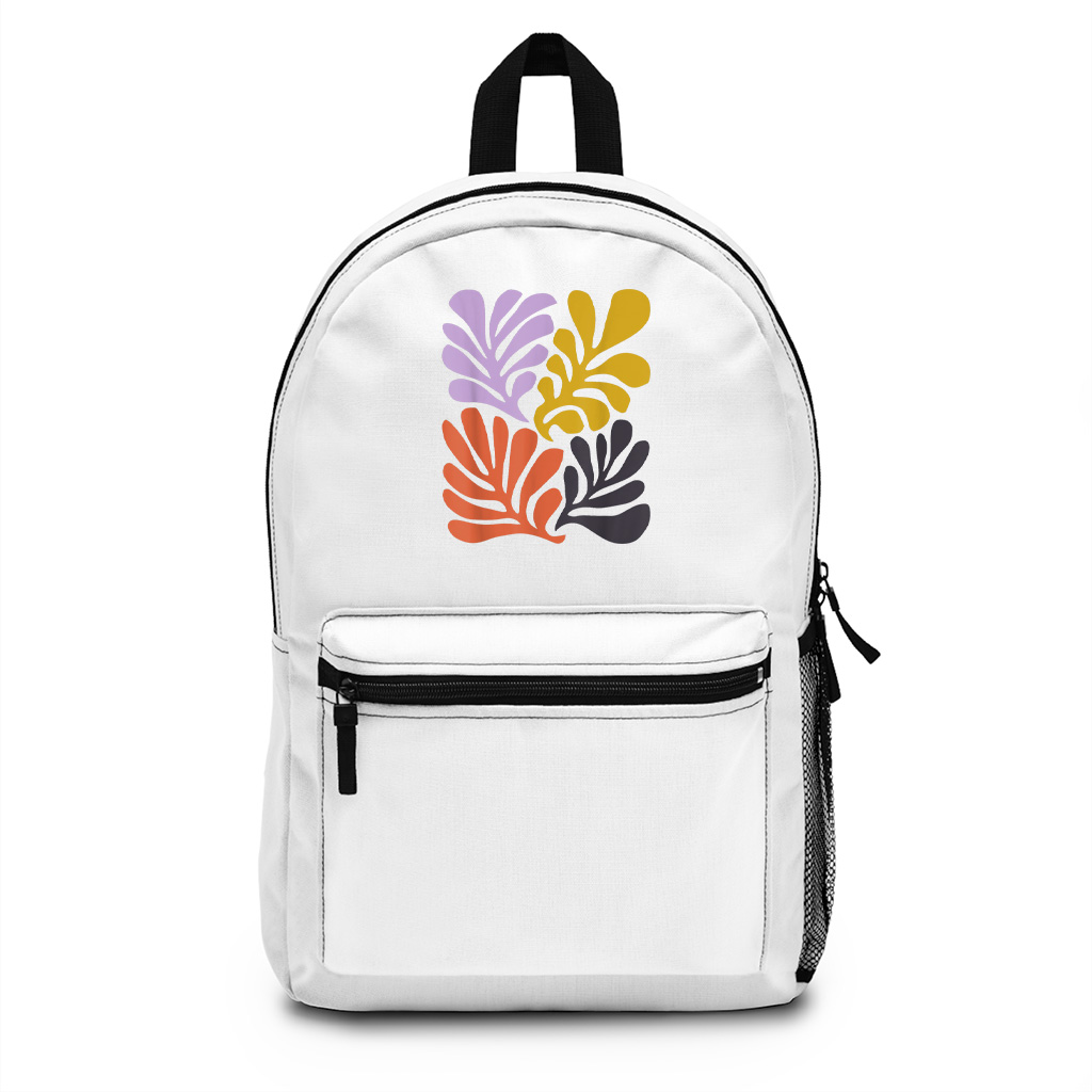 Abstract Botanical Art With Modern And Boho Vibes Matisse Backpack