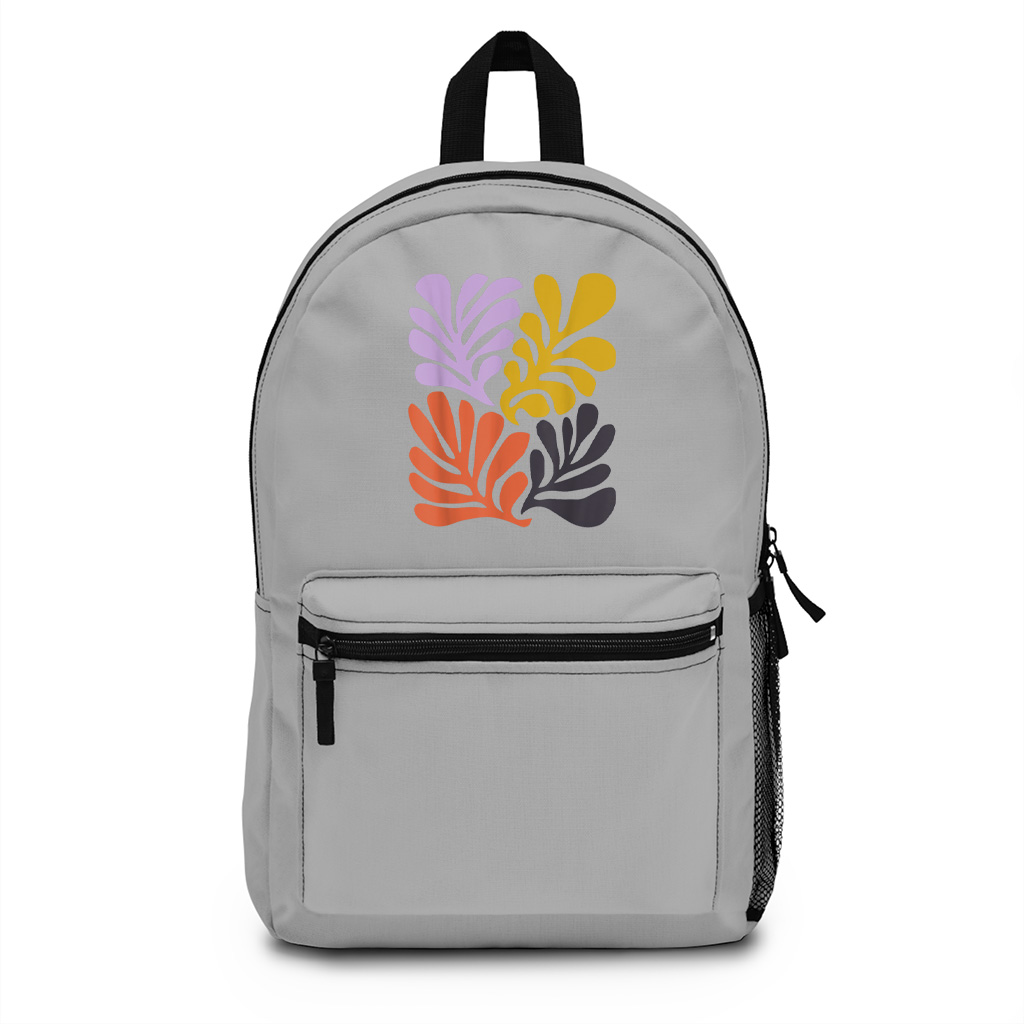 Abstract Botanical Art With Modern And Boho Vibes Matisse Backpack - Image 5