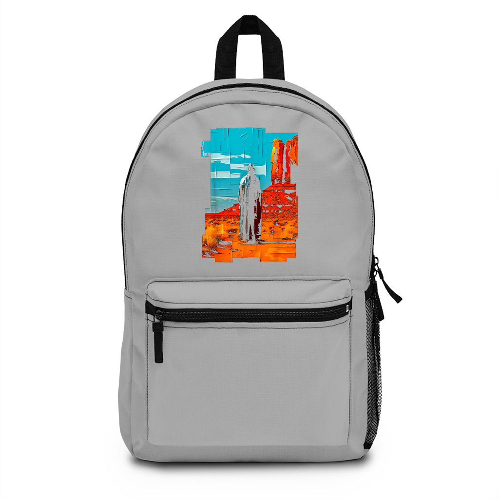Abstract Colorful Nature Graphic Backpack - Image 5
