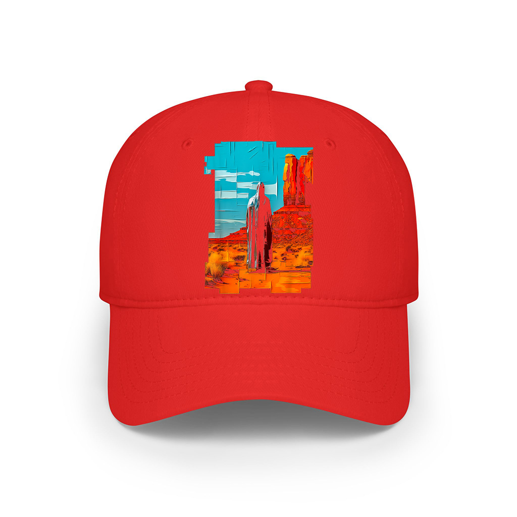 Abstract Colorful Nature Graphic Cap - Image 7