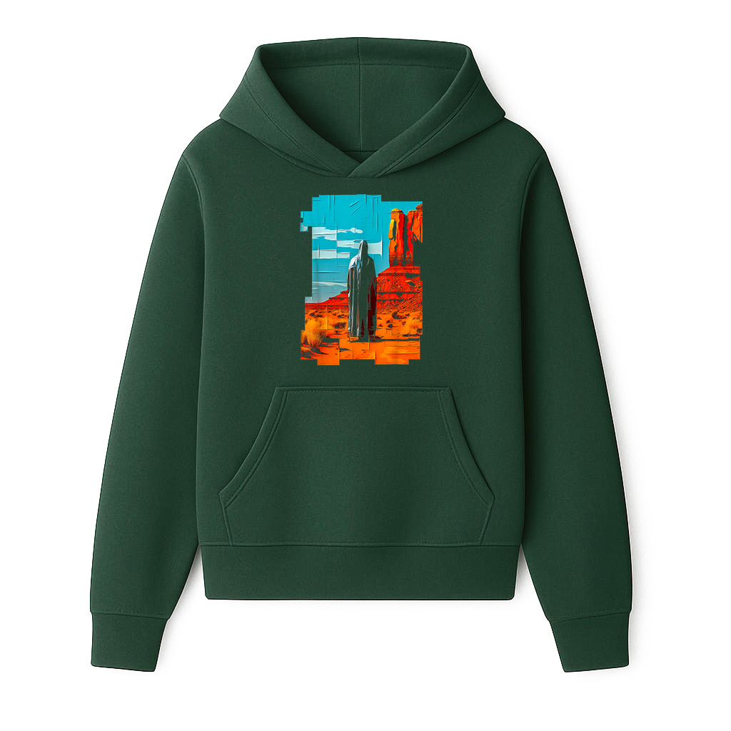 Abstract Colorful Nature Graphic Hoodie - Image 3