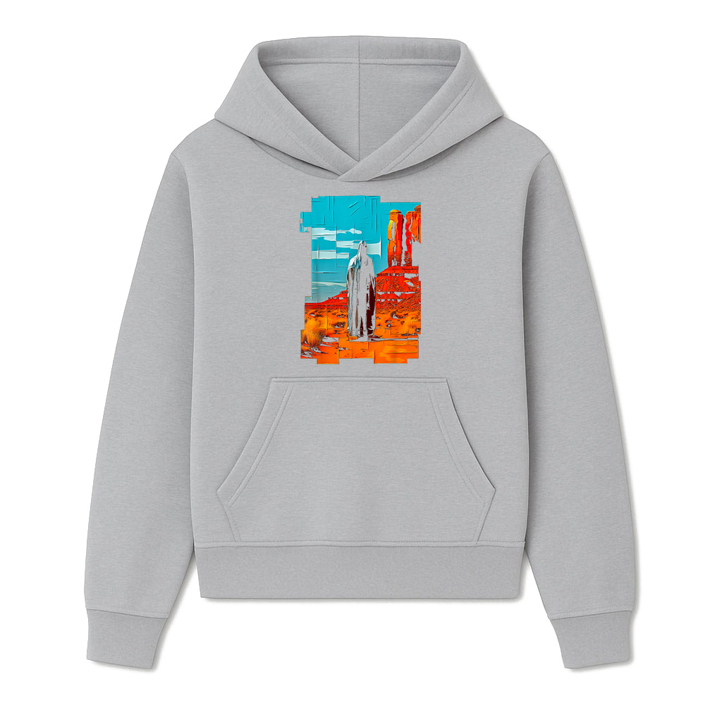 Abstract Colorful Nature Graphic Hoodie - Image 4