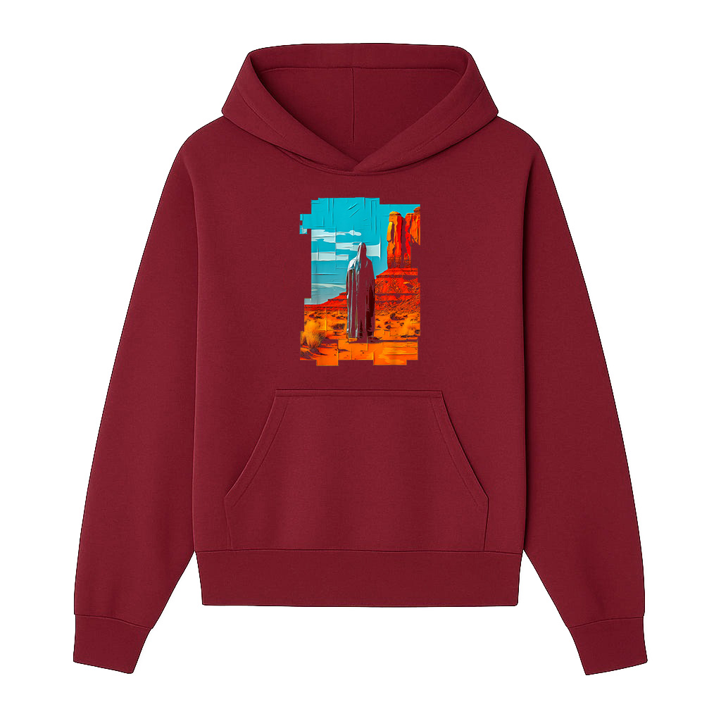 Abstract Colorful Nature Graphic Hoodie - Image 6
