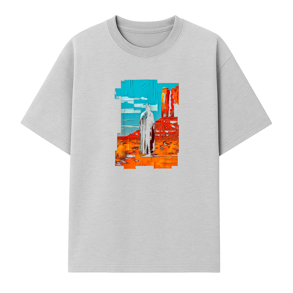 Abstract Colorful Nature Graphic T-Shirt - Image 4