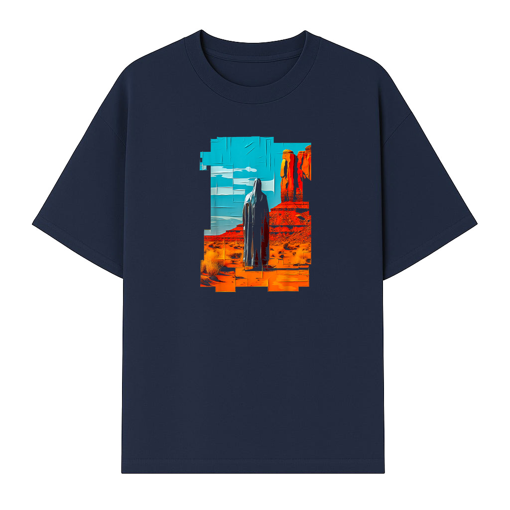 Abstract Colorful Nature Graphic T-Shirt - Image 5