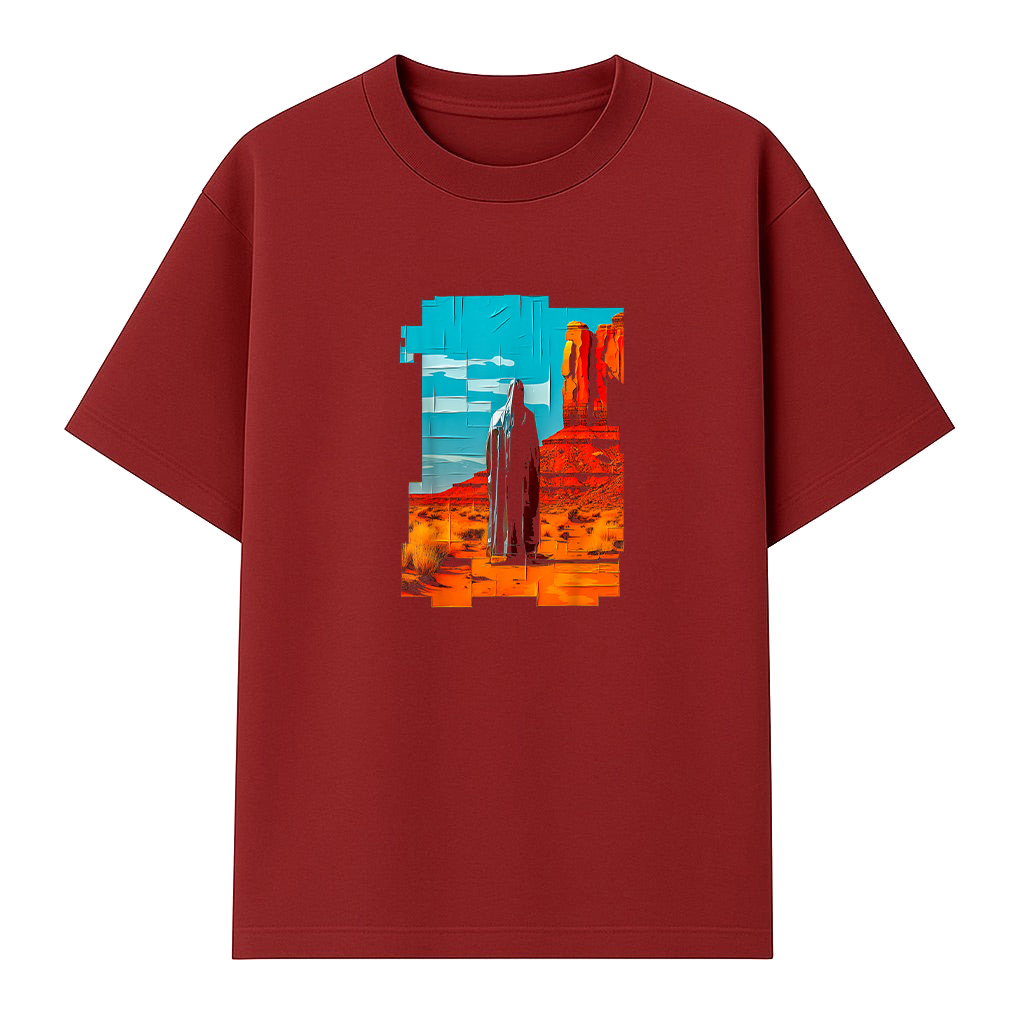 Abstract Colorful Nature Graphic T-Shirt - Image 6