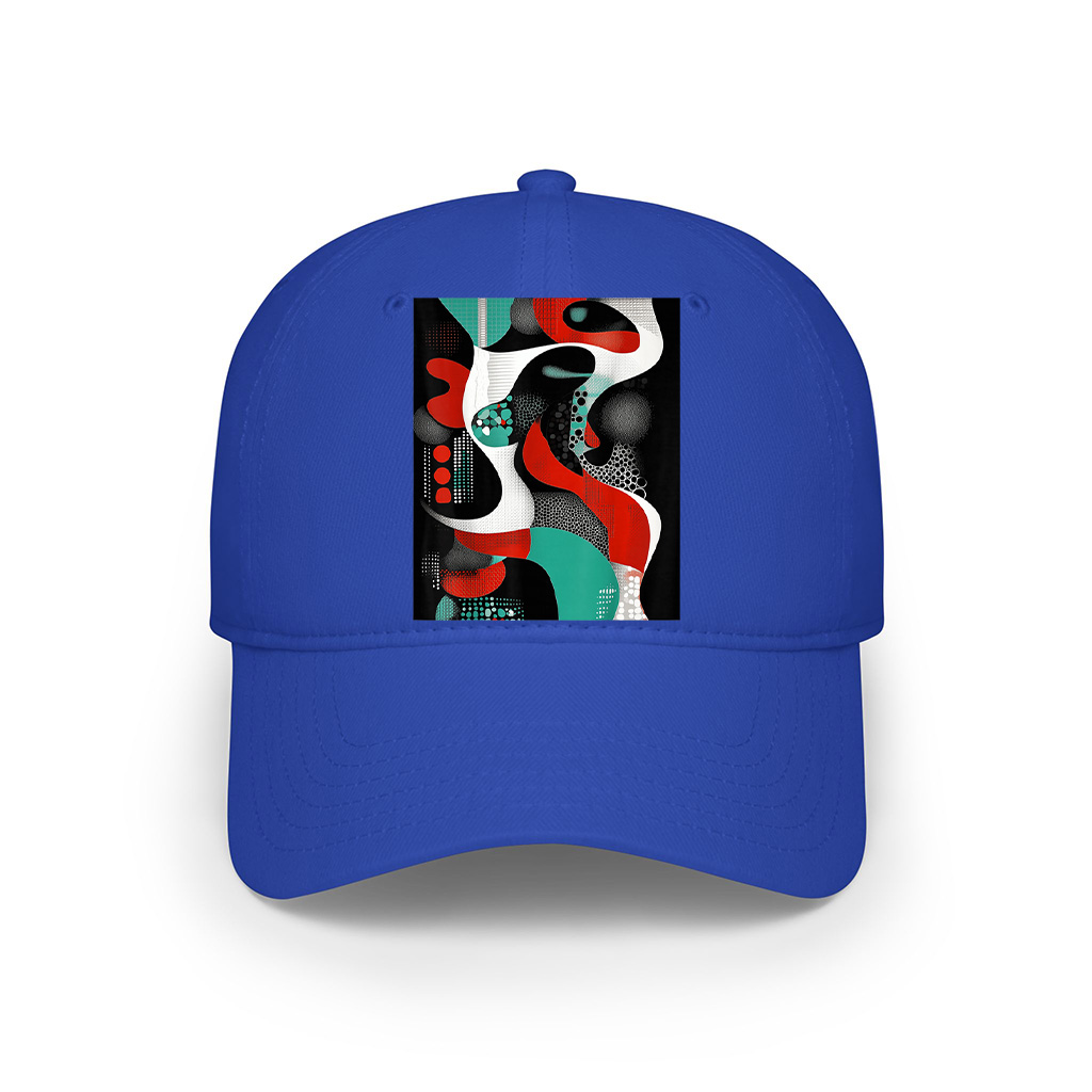 Abstract Geometric Modern Art Cap - Image 3
