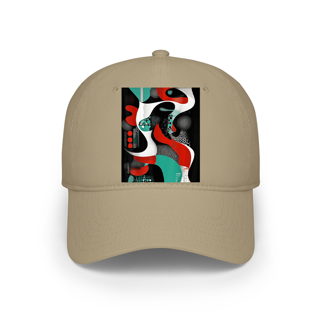 Abstract Geometric Modern Art Cap - Image 5