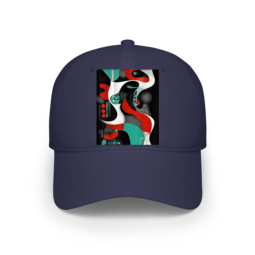 Abstract Geometric Modern Art Cap - Image 6