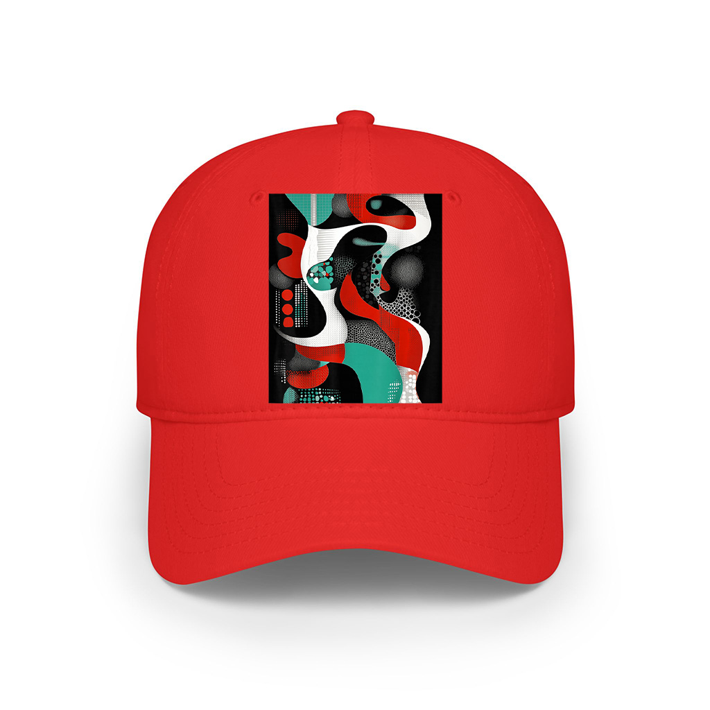 Abstract Geometric Modern Art Cap - Image 7