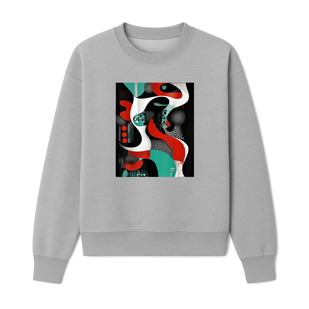 Abstract Geometric Modern Art Sweatshirts - Image 4