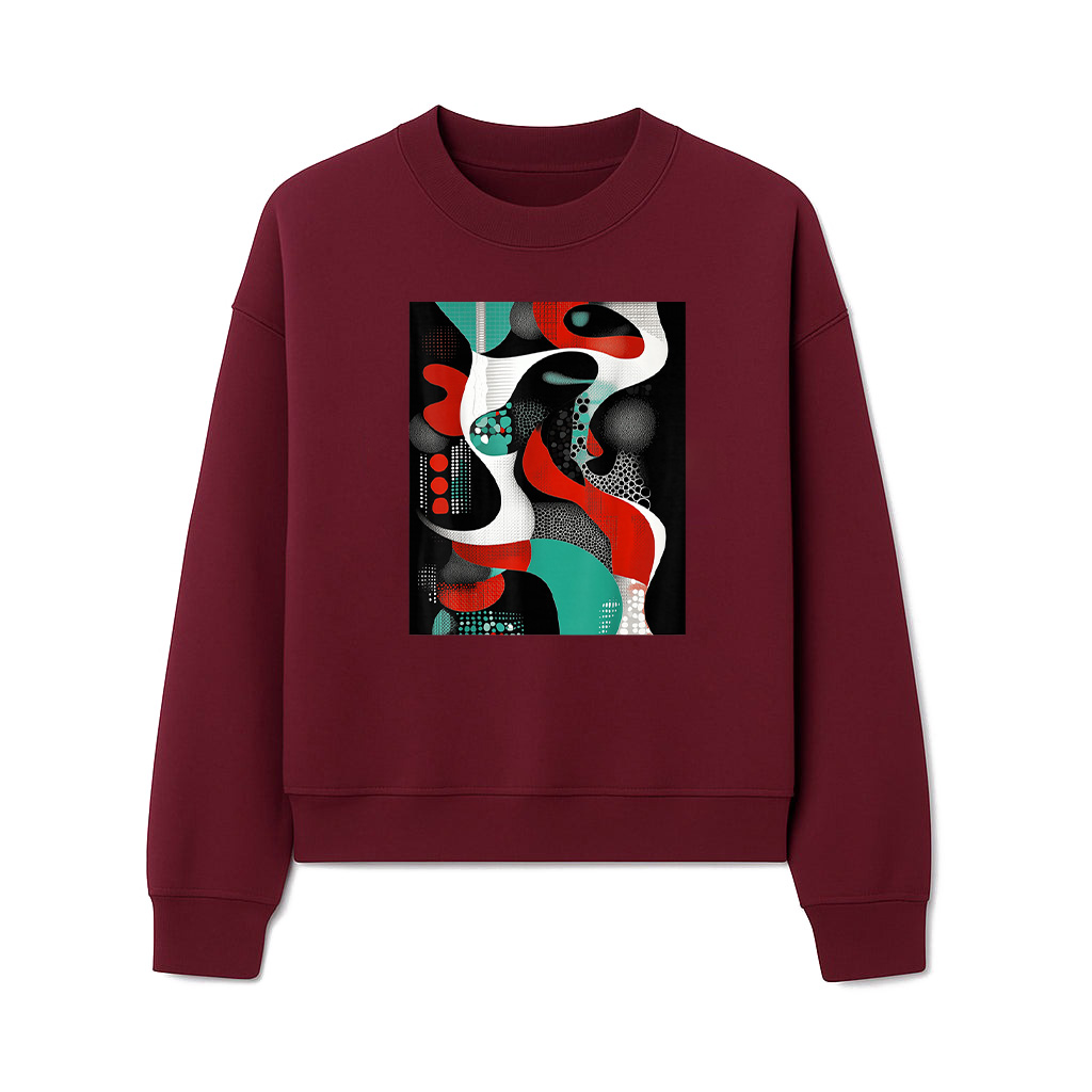 Abstract Geometric Modern Art Sweatshirts - Image 6