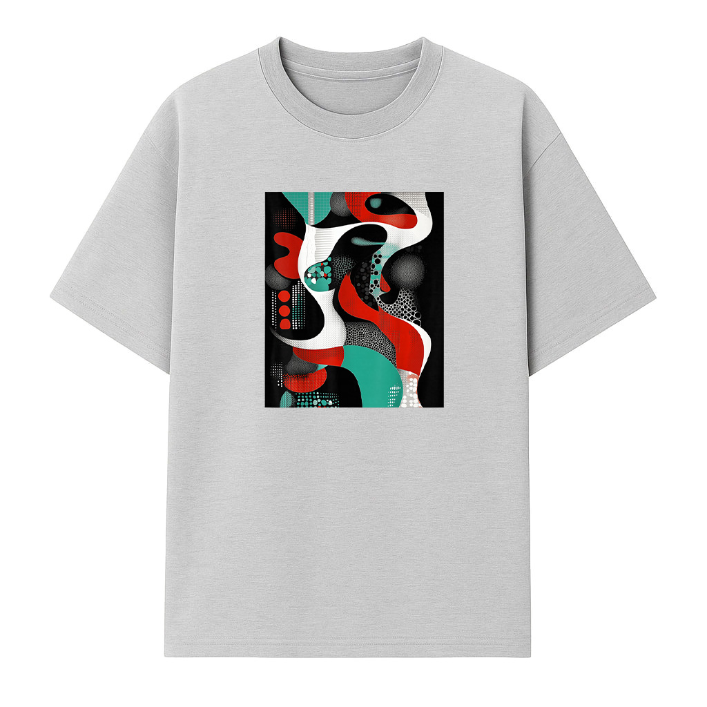 Abstract Geometric Modern Art T-Shirt - Image 4