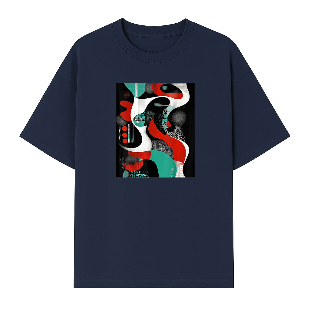 Abstract Geometric Modern Art T-Shirt - Image 5