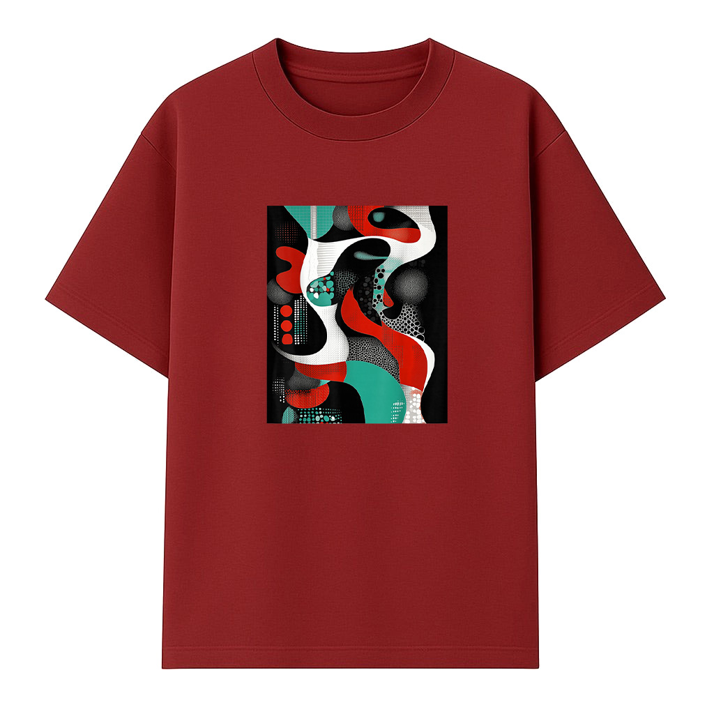 Abstract Geometric Modern Art T-Shirt - Image 6