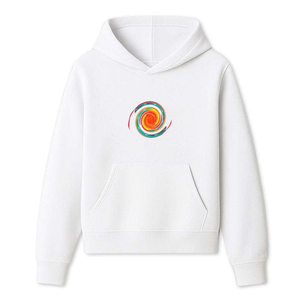 Abstract Print Geometric Pattern Casual Hoodie