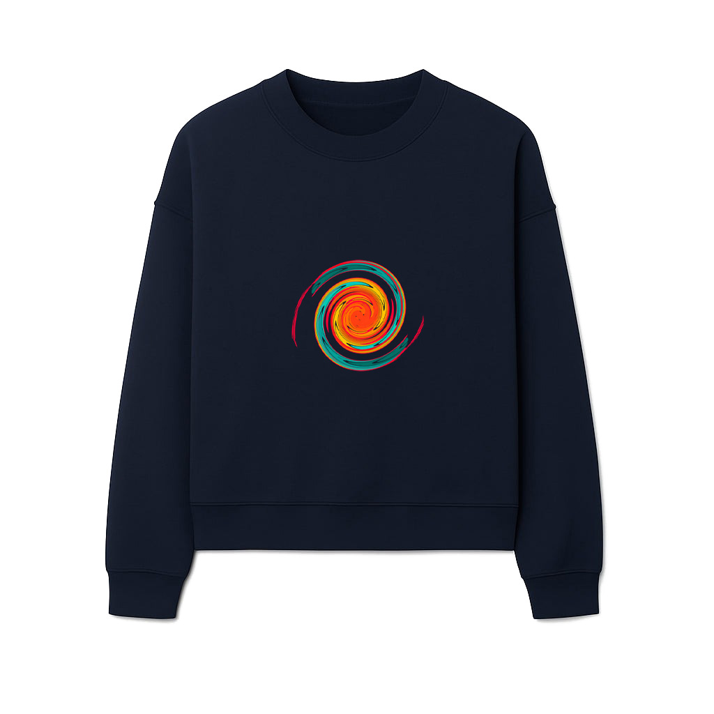 Abstract Print Geometric Pattern Casual Sweatshirts - Image 5