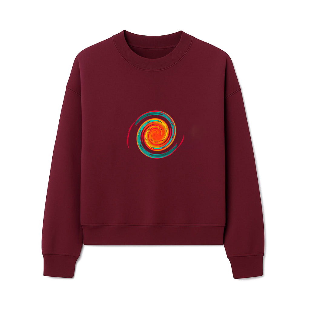 Abstract Print Geometric Pattern Casual Sweatshirts - Image 6