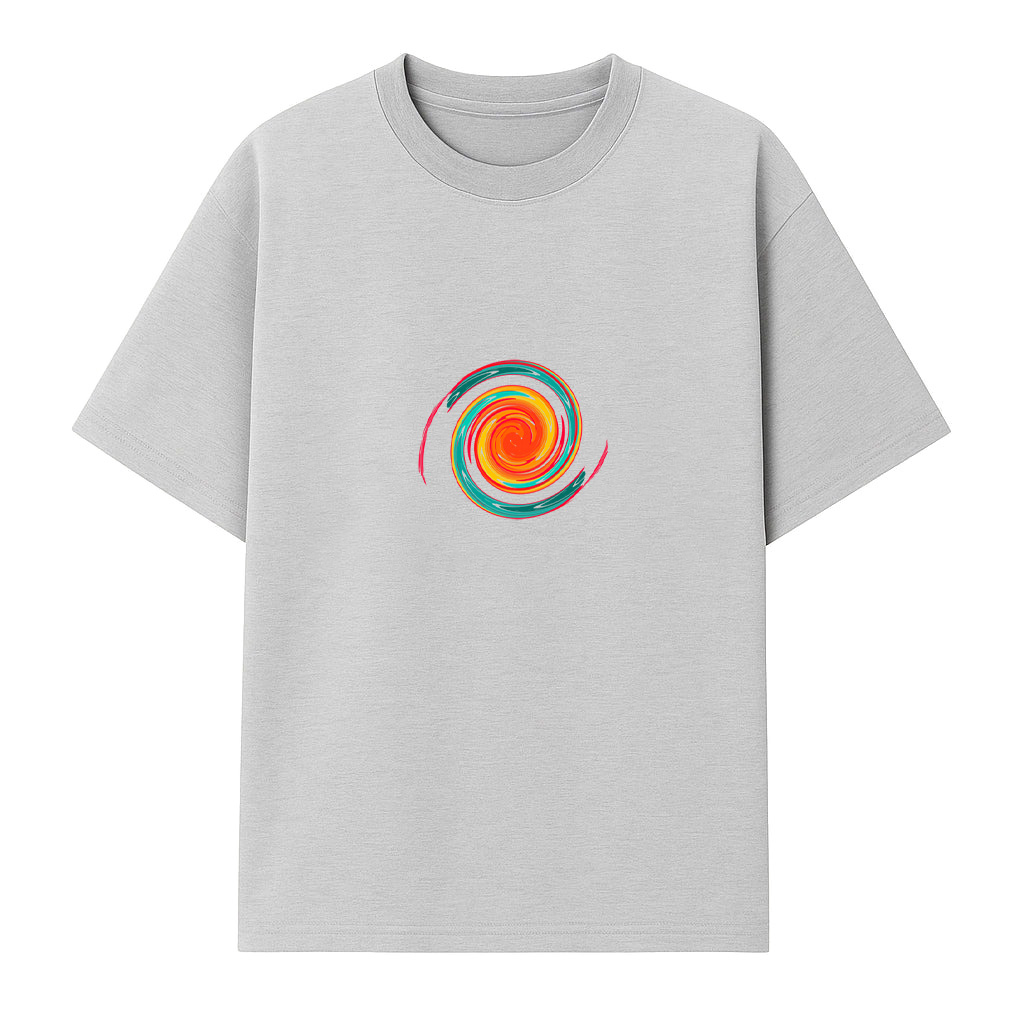 Abstract Print Geometric Pattern Casual T-Shirt - Image 4