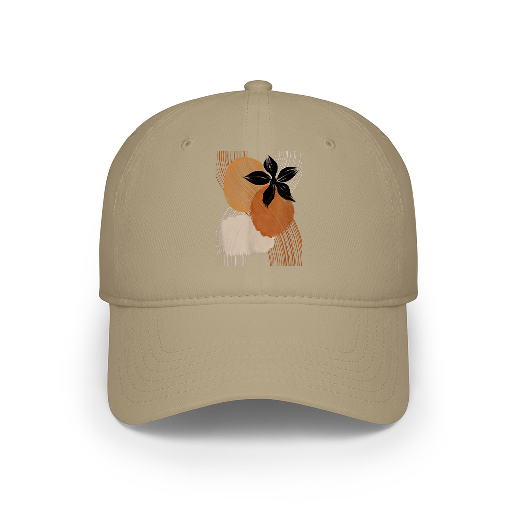 Abstract Shapes Mid Century Art Minimalist Boho Touch Cap - Image 5